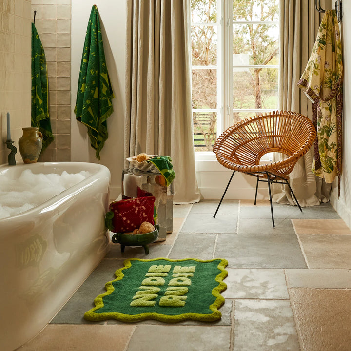Sage x Clare Amalie Nudie Bath Mat - Kelp