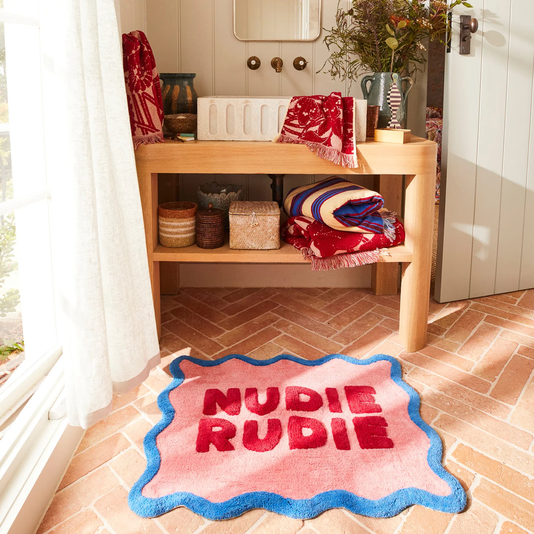 Sage x Clare Amalie Nudie Bath Mat - Hibiscus