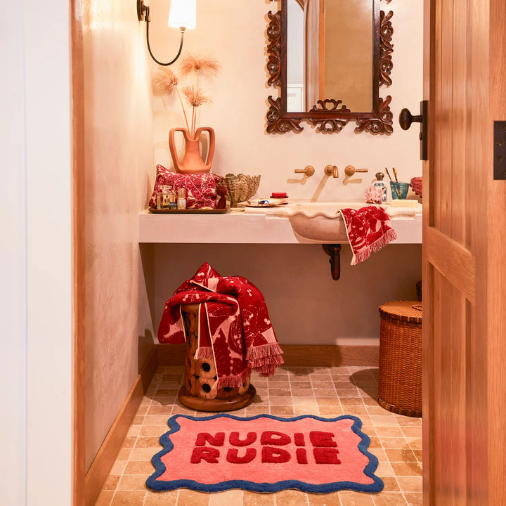 Sage x Clare Amalie Nudie Bath Mat - Hibiscus
