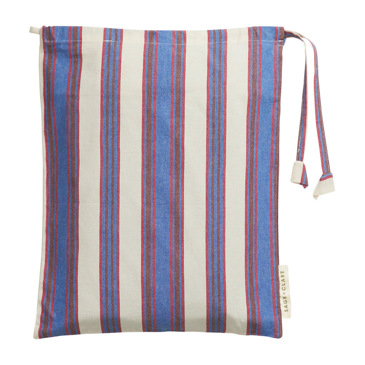 Sage x Clare Selene Cotton Fitted Sheet - Azure