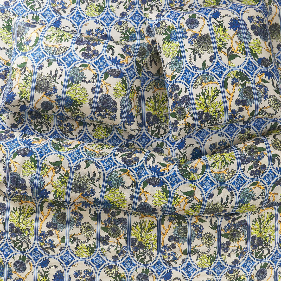 Sage x Clare Naia Linen Euro Pillowcase Set - Pearl