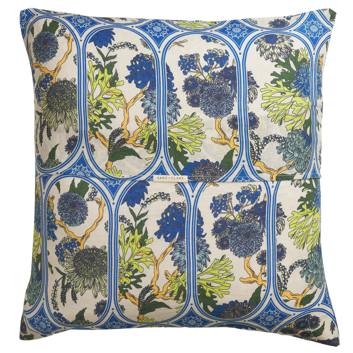 Sage x Clare Naia Linen Euro Pillowcase Set - Pearl