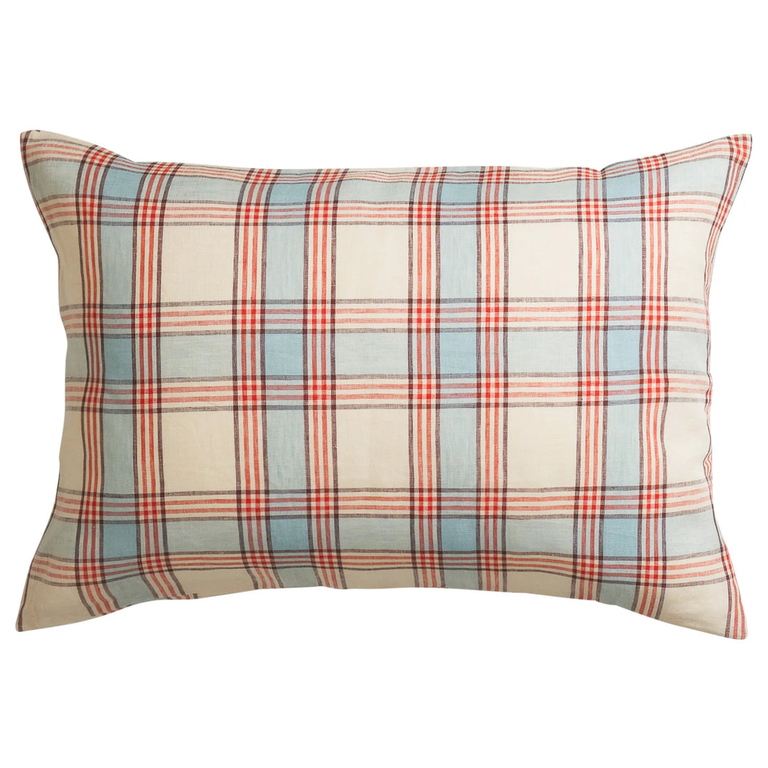 Sage x Clare Isla Linen Pillowcase Set - Cerulean