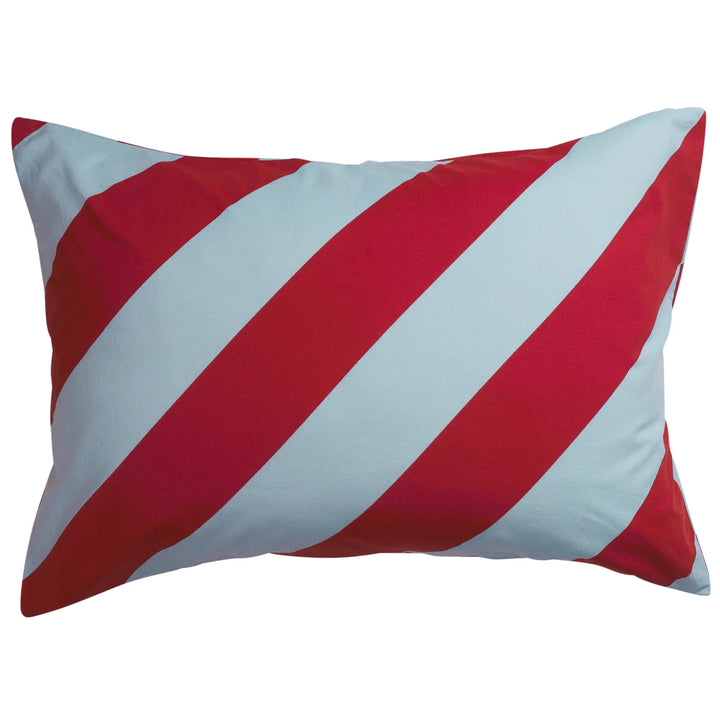 Sage x Clare Clarice Cotton Pillowcase Set - Crimson