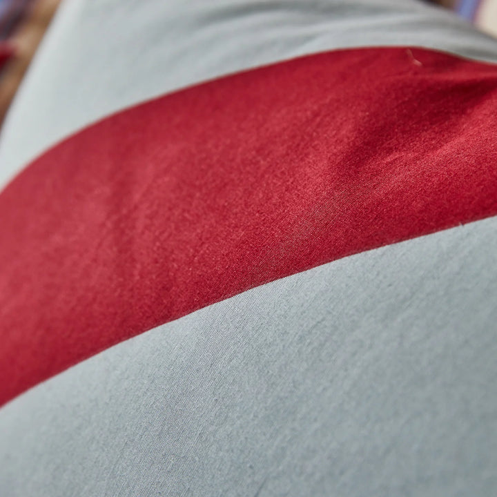 Sage x Clare Clarice Cotton Pillowcase Set - Crimson