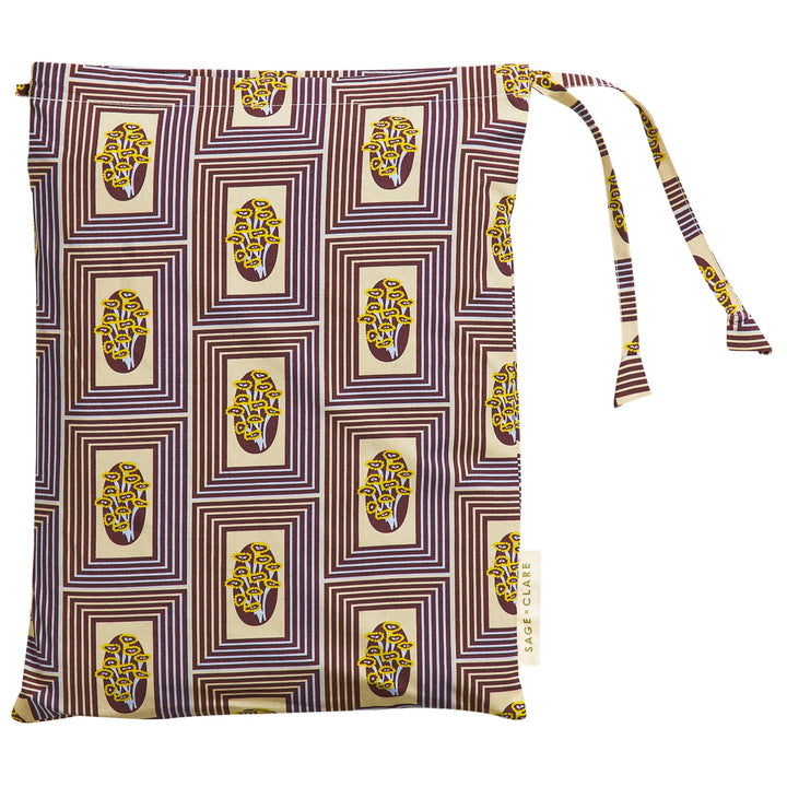 Sage x Clare Antonella Cotton Pillowcase Set - Garnet