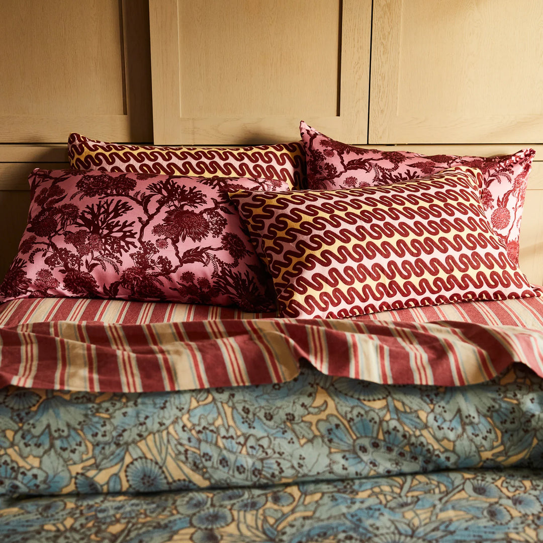 Sage x Clare Marzia Linen Pillowcase Set - Orchid Standard