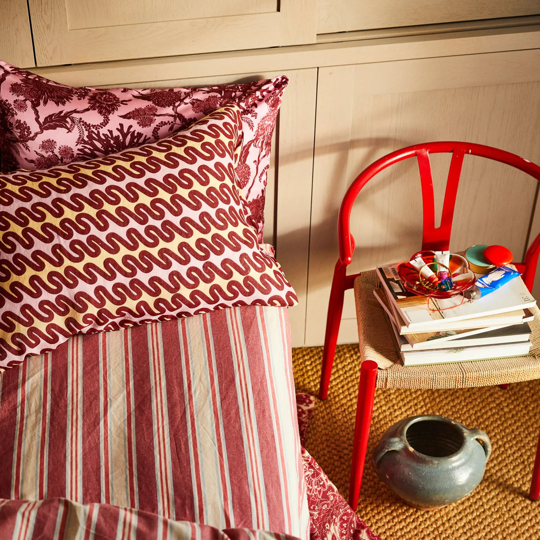 Sage x Clare Marzia Linen Pillowcase Set - Orchid Standard
