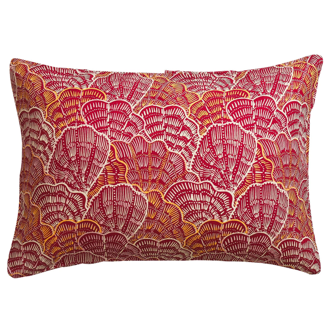 Sage x Clare Claudelle Linen Pillowcase Set - Crimson