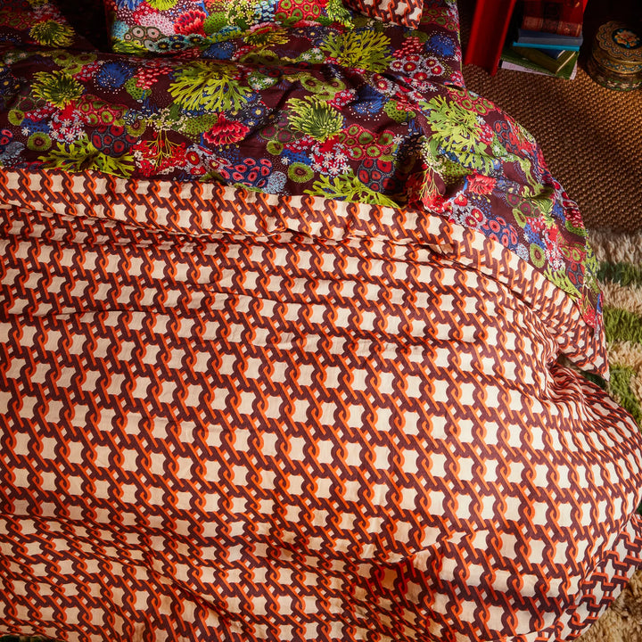 Sage x Clare Maricela Linen Quilt Cover - Pearl