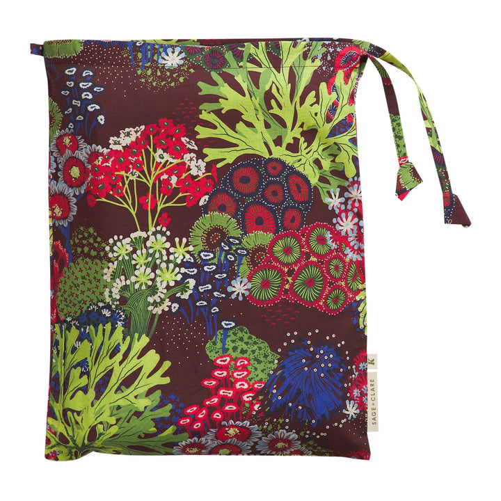 Sage x Clare Cora Cotton Quilt Cover - Garnet