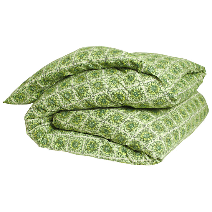 Sage x Clare Gabriella Cotton Quilt Cover - Key Lime