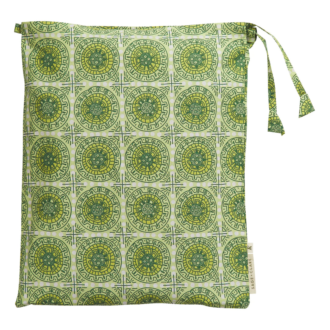 Sage x Clare Gabriella Cotton Quilt Cover - Key Lime