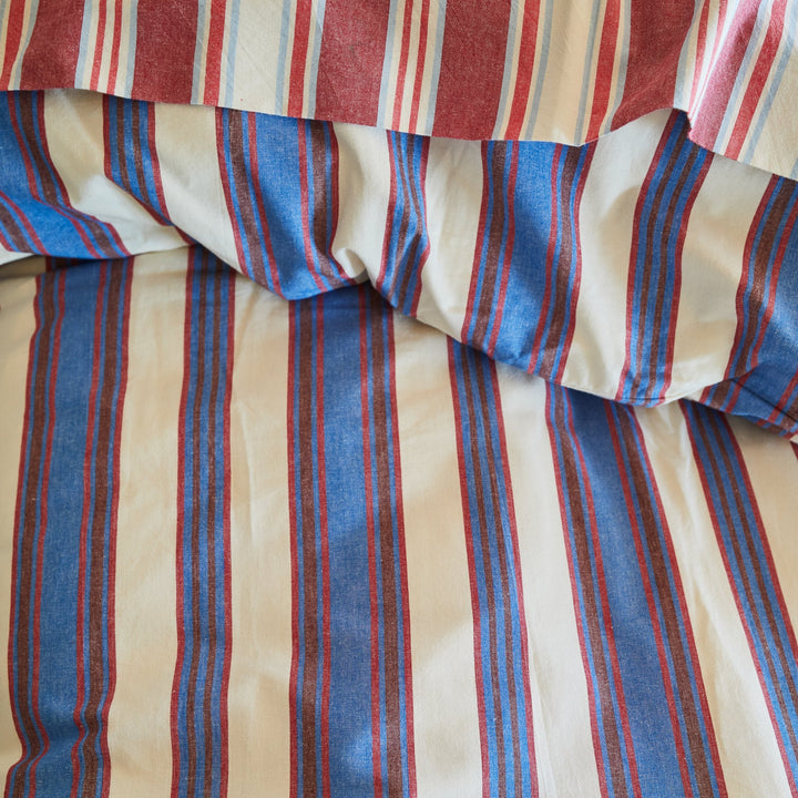 Sage x Clare Selene Cotton Fitted Sheet - Azure