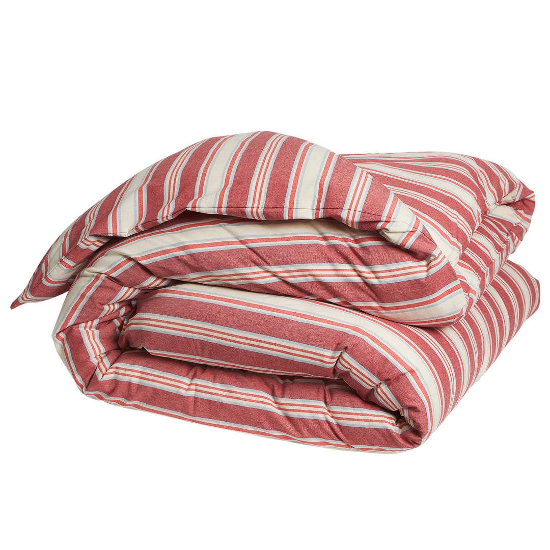 Sage x Clare Selene Cotton Quilt Cover - Crimson