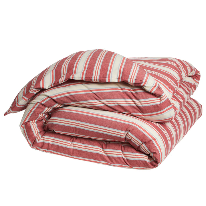 Sage x Clare Selene Cotton Quilt Cover - Crimson