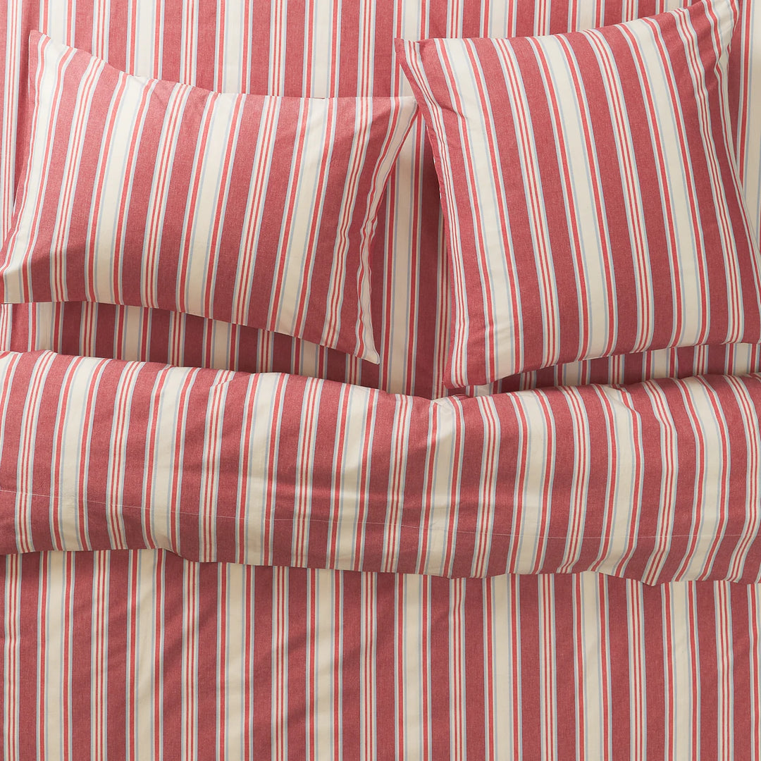 Sage x Clare Selene Cotton Quilt Cover - Crimson