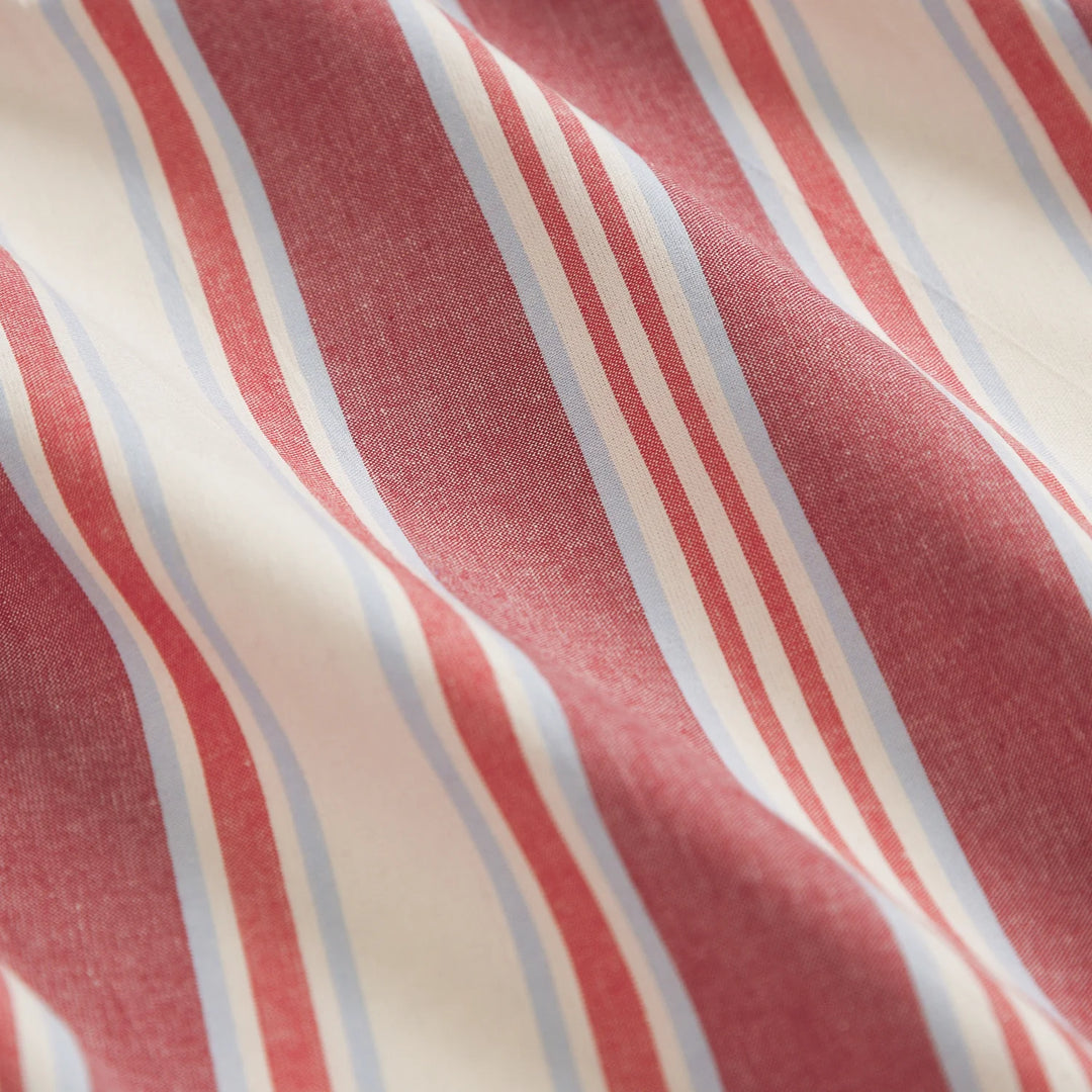 Sage x Clare Selene Cotton Quilt Cover - Crimson