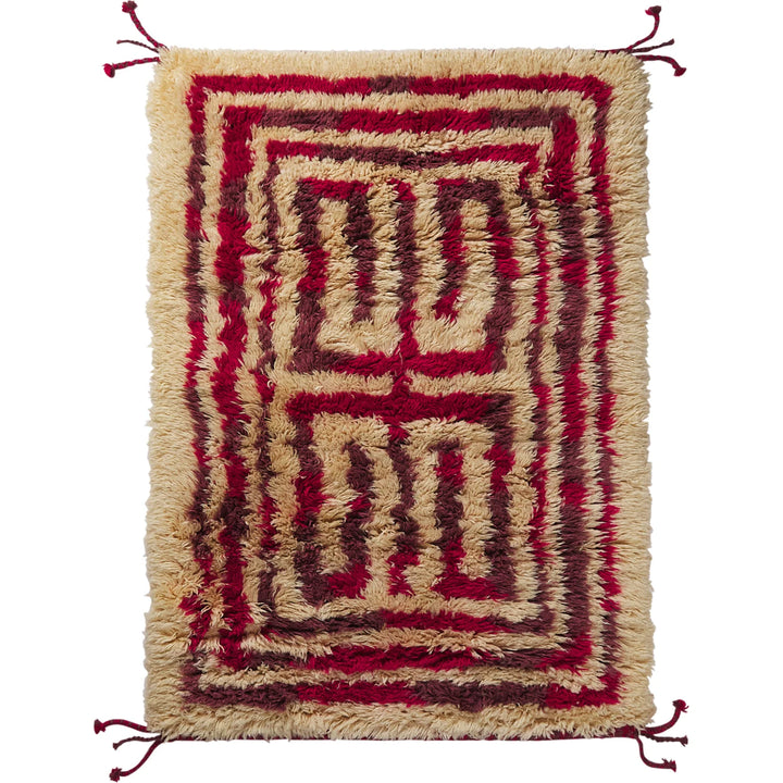 Sage x Clare Belvia Beni Rug - Crimson FLOORSTOCK
