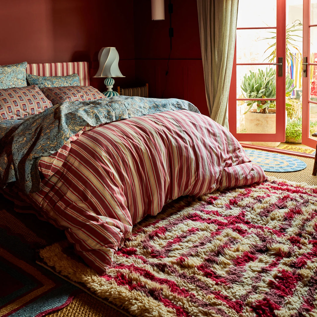Sage x Clare Belvia Beni Rug - Crimson FLOORSTOCK