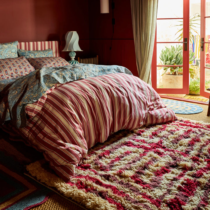 Sage x Clare Belvia Beni Rug - Crimson FLOORSTOCK