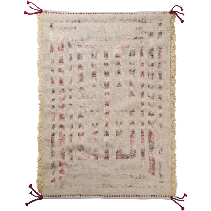 Sage x Clare Belvia Beni Rug - Crimson FLOORSTOCK