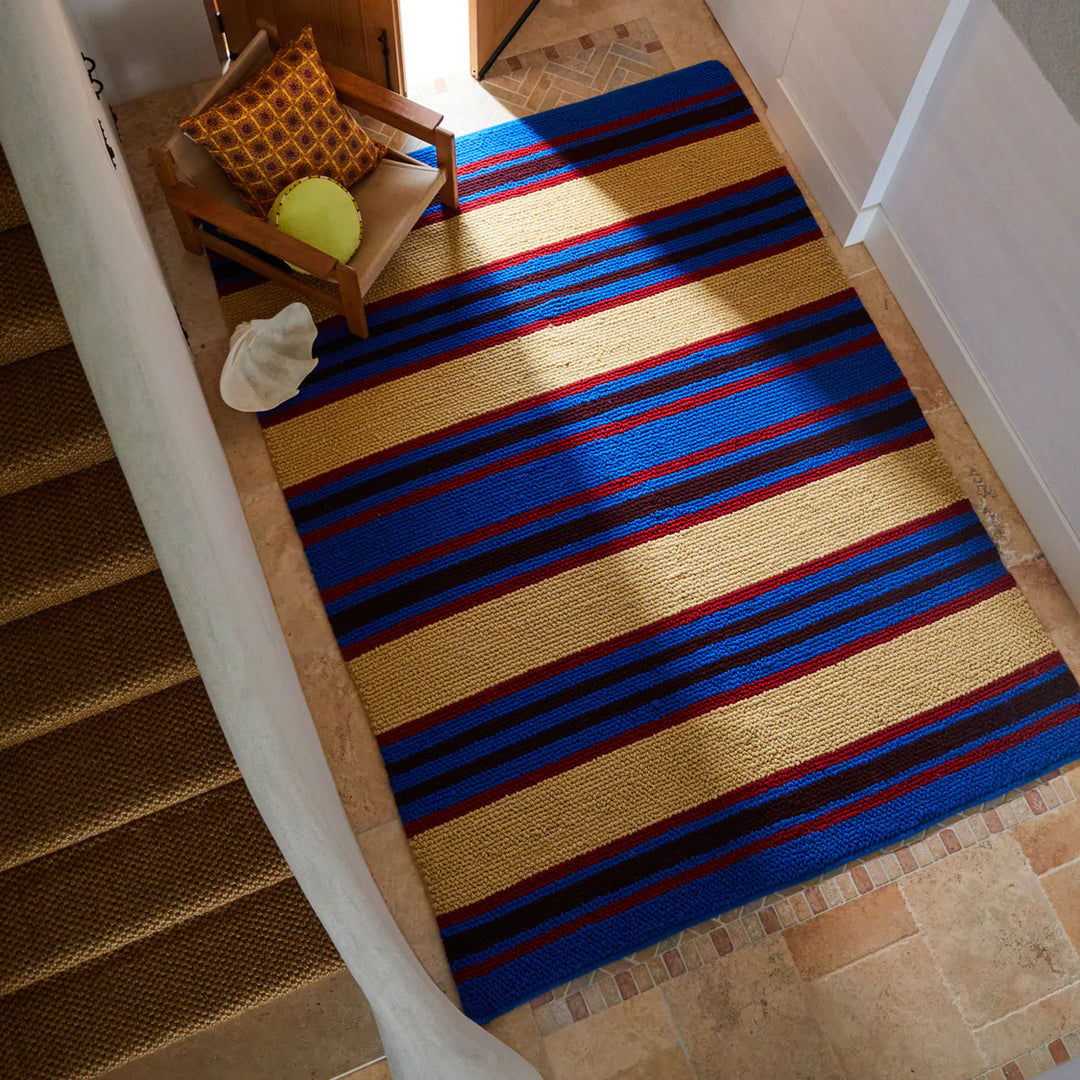 Sage x Clare Capi Knot Rug - Azure (FLOOR STOCK)