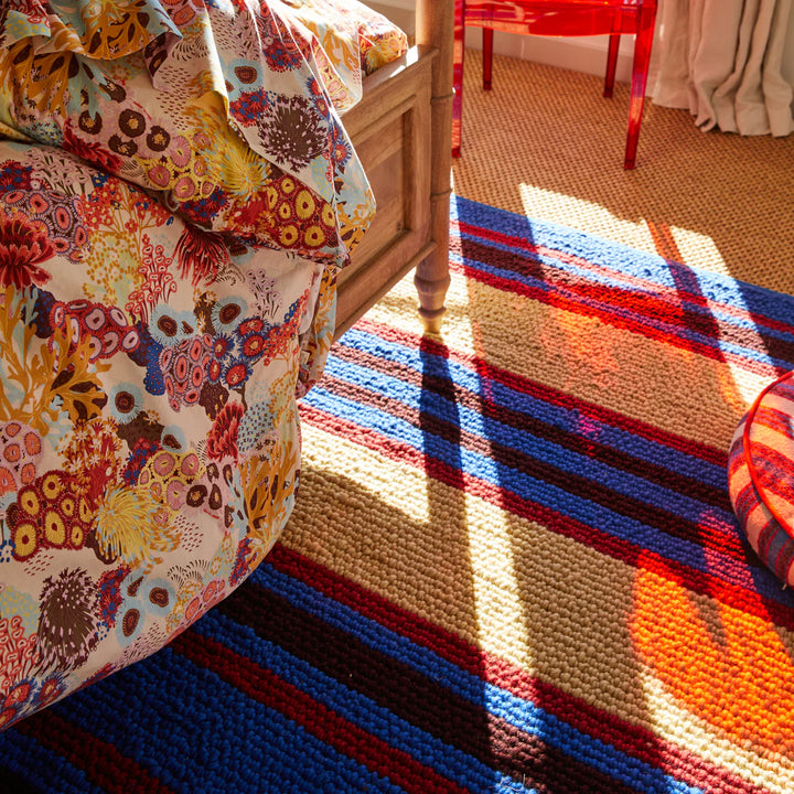 Sage x Clare Capi Knot Rug - Azure (FLOOR STOCK)