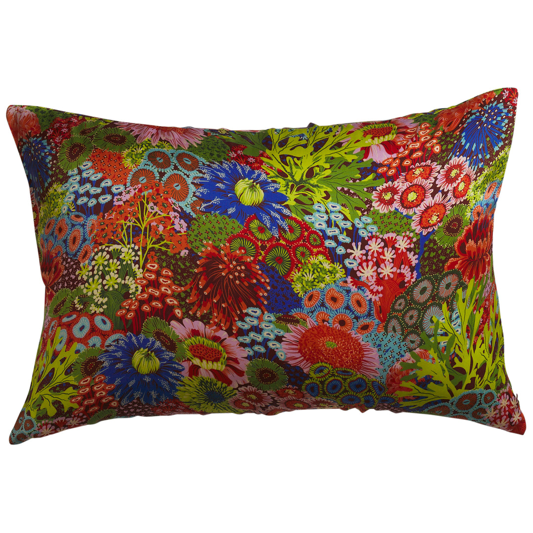 Sage x Clare Coralie Silk Pillowcase - Garnet