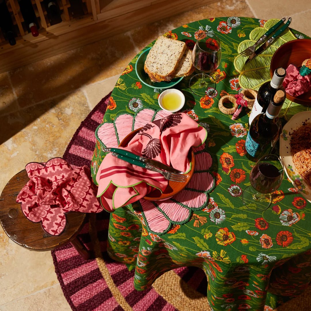 Sage x Clare Delphine Square Table Cloth