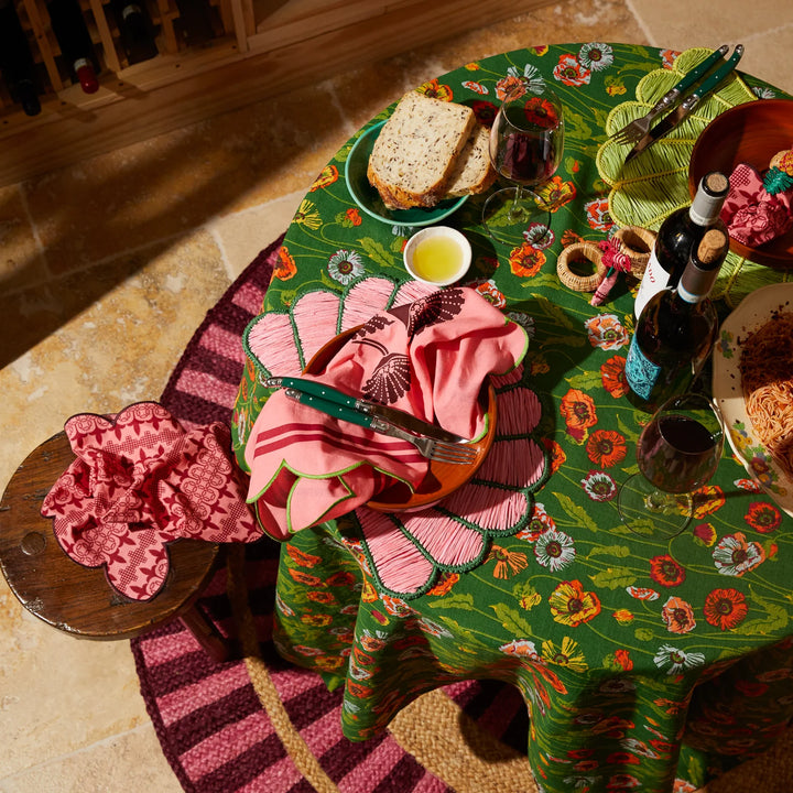 Sage x Clare Delphine Square Table Cloth