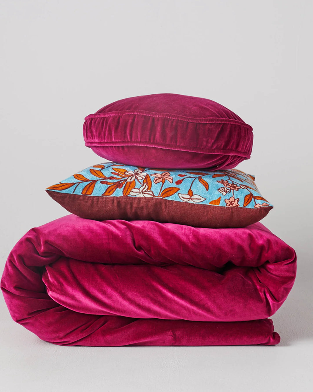 Kip & Co Anemone Velvet Quilt Cover