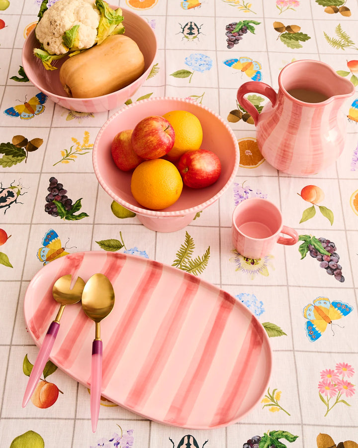 Kip & Co Pink Stripe Water Jug