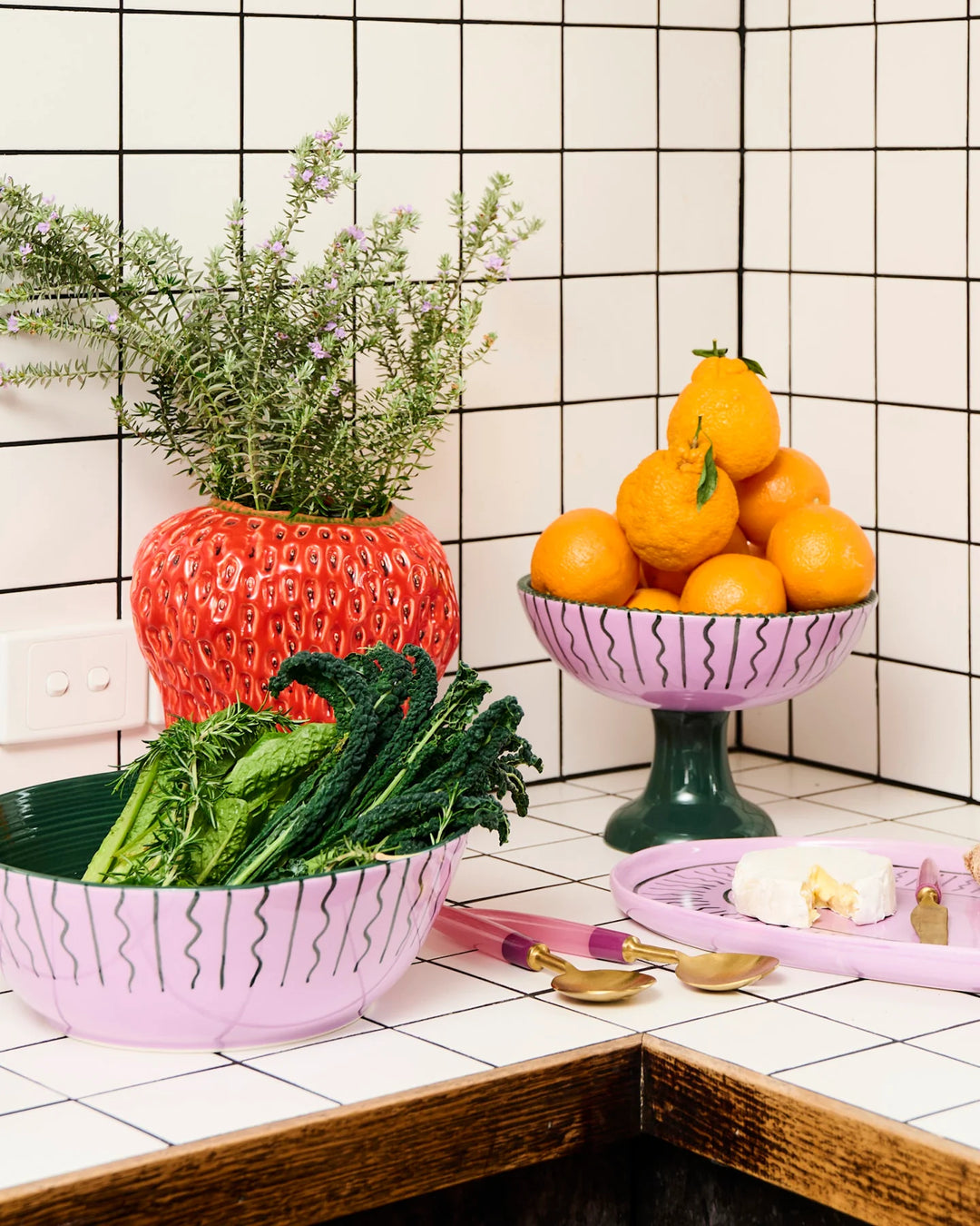 Kip & Co Alpine Peaks Fruit Bowl