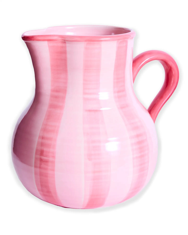 Kip & Co Pink Stripe Water Jug