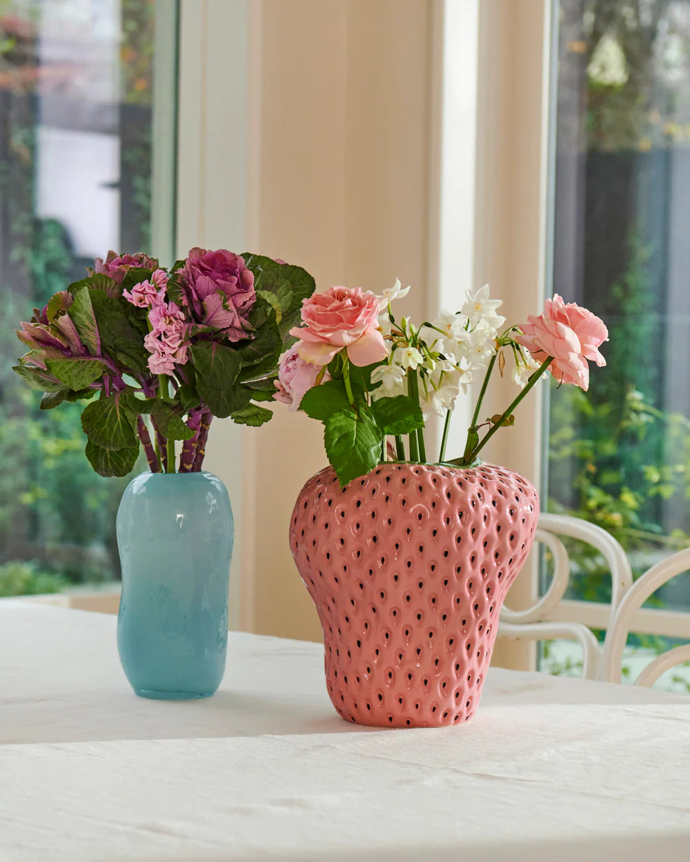 Kip & Co Pink Pineberry Vase