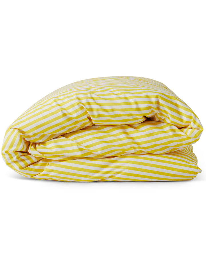 Kip & Co Limoncello Stripe Organic Cotton Quilt Cover