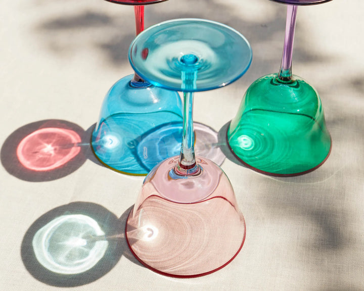 Kip & Co Rose With A Twist Mini Coupe Glass 2P Set
