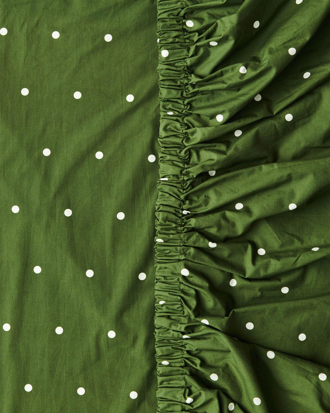 Kip & Co Polkadot Cactus Organic Cotton Baby Fitted Sheet