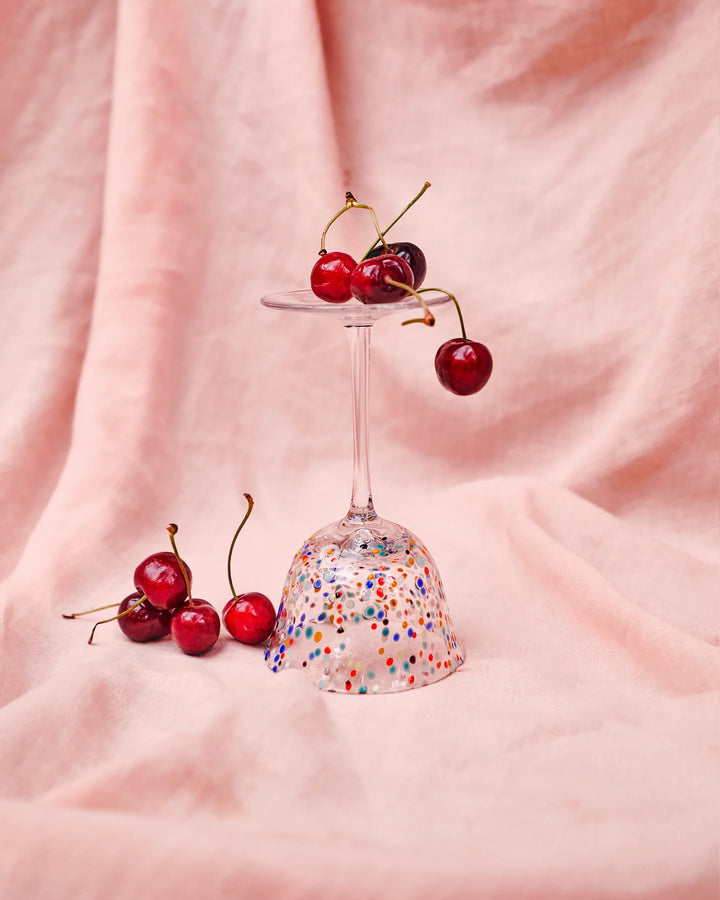 Kip & Co Party Speckle Coupe Glass