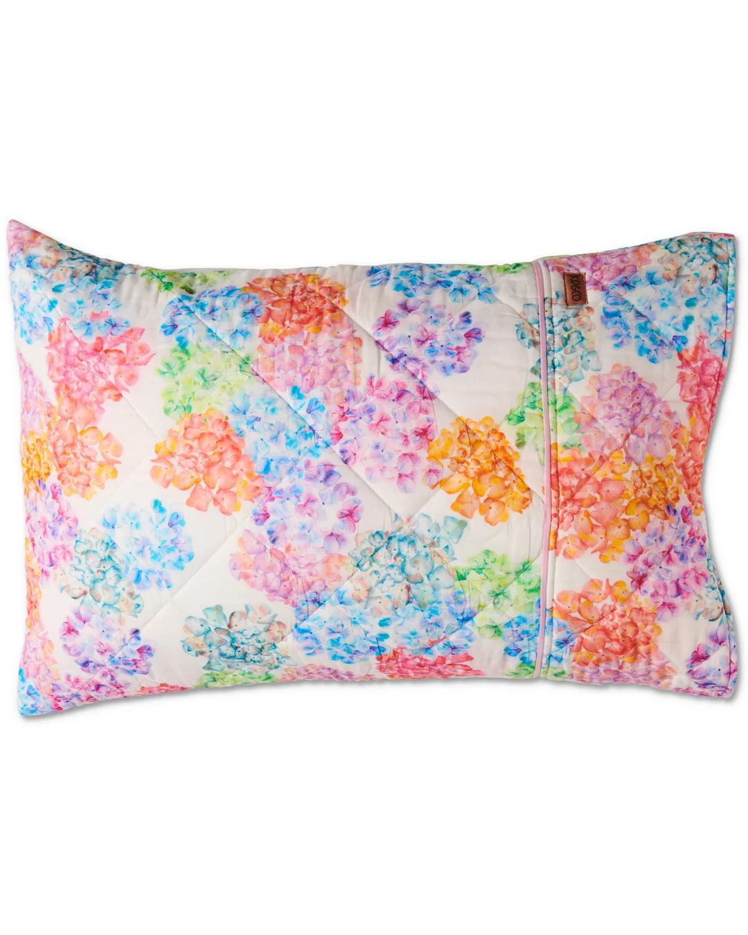 Kip & Co Hiding In The Hydrangeas Organic Cotton Quilted Pillowcases