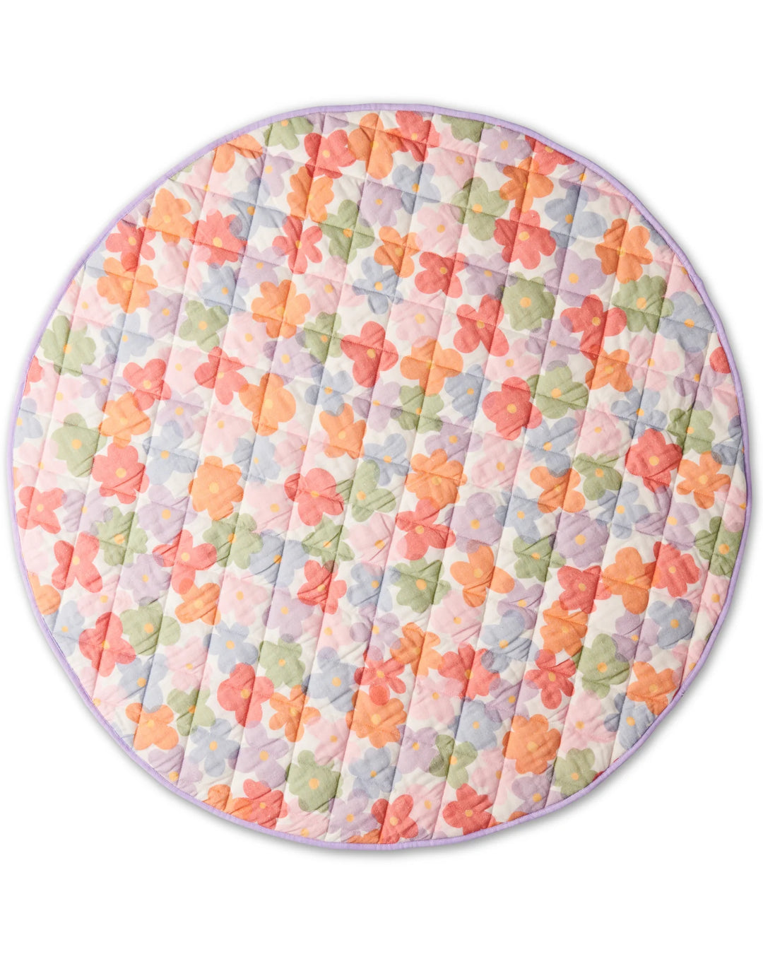 Kip & Co Paper Daisy Organic Cotton Quilted Baby Play Mat