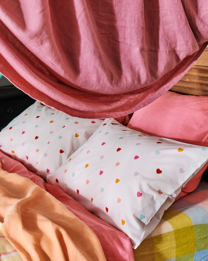 Kip & Co I Heart You Organic Cotton Pillowcases