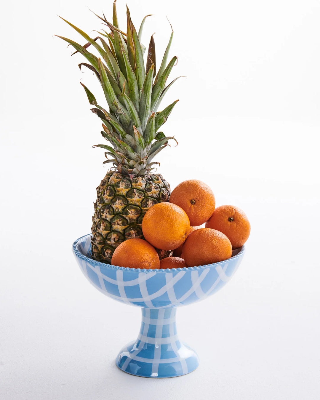 Kip & Co Blue Bird Tartan Fruit Bowl