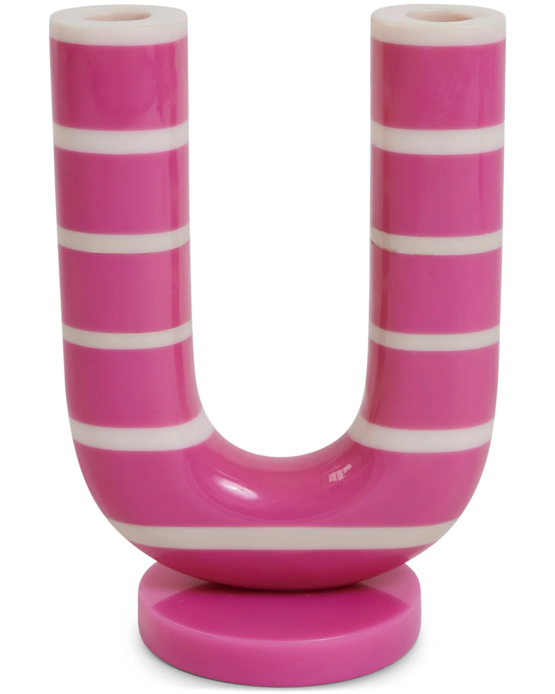 Kip & Co Gypsy Rose Stripe Resin Candlestick Holder