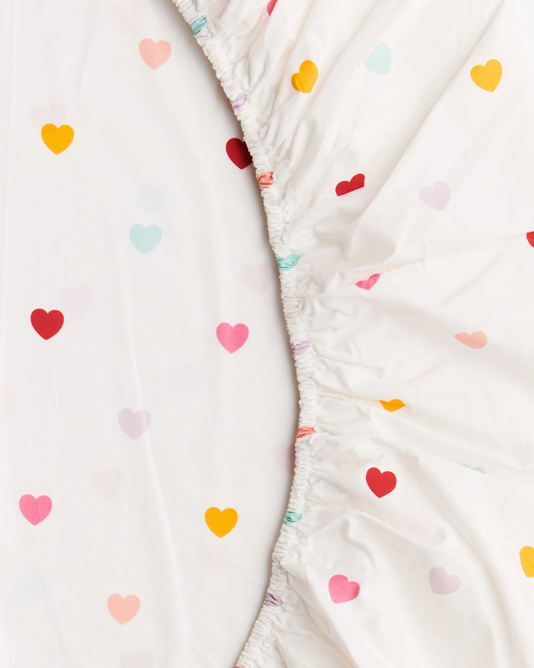 Kip & Co I Heart You Organic Cotton Baby Fitted Sheet
