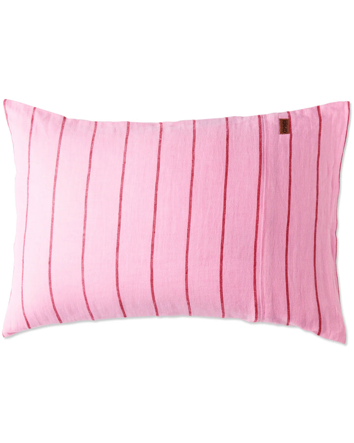 Kip & Co Iced Vovo Stripe Linen Pillowcases