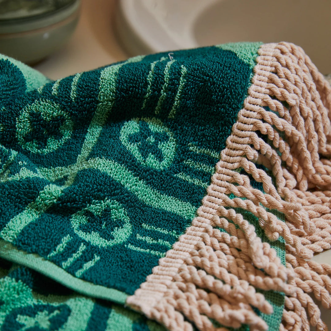Sage x Clare Gigi Bath Sheet - Emerald