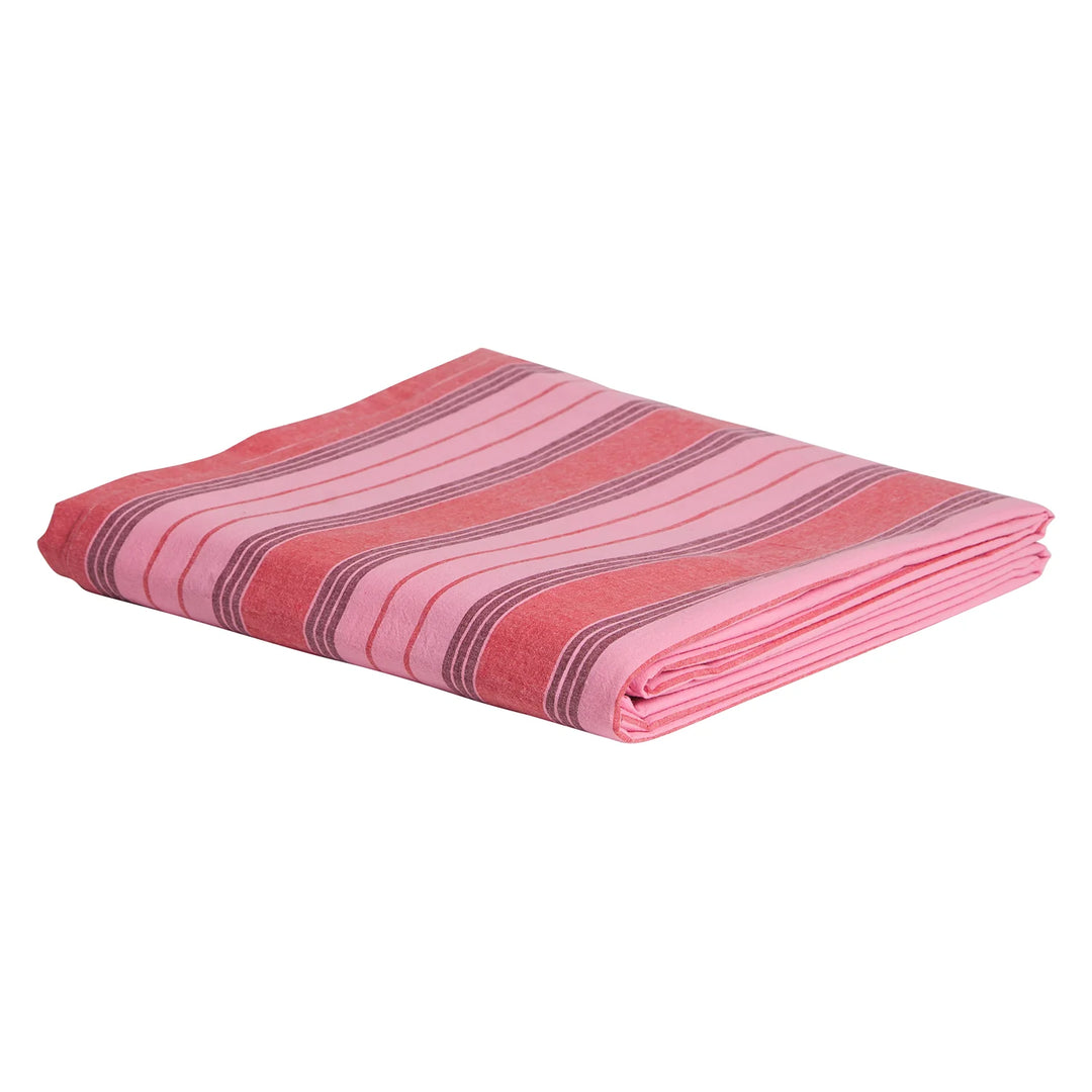 Sage x Claire Brigitte Cotton Fitted Sheets - Scarlet