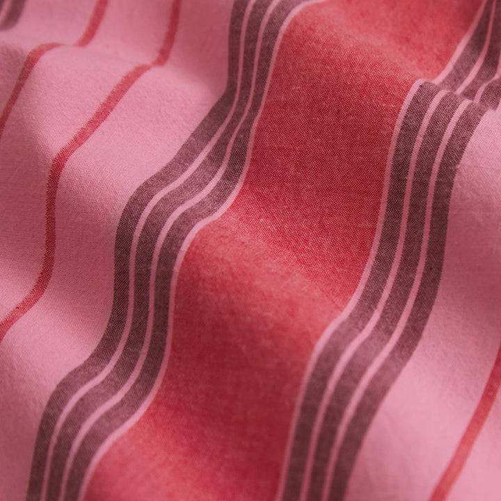 Sage x Claire Brigitte Cotton Fitted Sheets - Scarlet